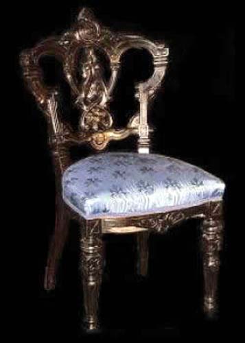  Antique Victorian Ebonized Chair