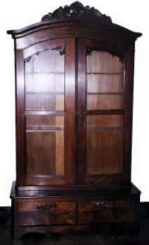 Victorian Rosewood Rococo Revival Bookcase SOLD