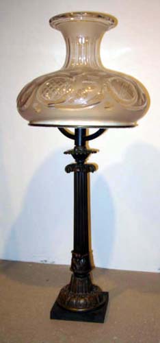  Antique Bronze  Sinumbra Lamp, never wired SOLD