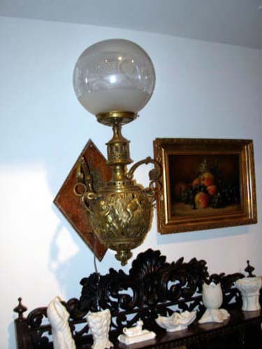 Victorian cherub sconce