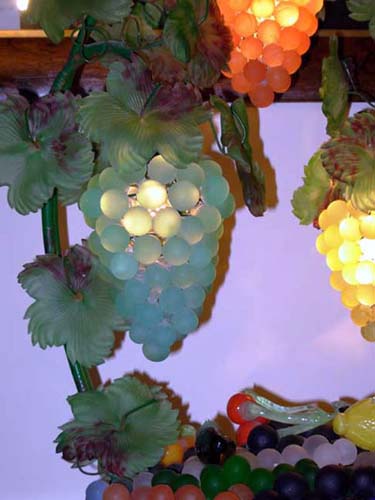 Murano Italian Glass Fruit lamp Sold