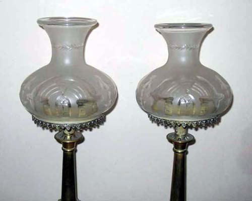 Sinumbra Lamps, Rare Pr of Minature  SOLD
