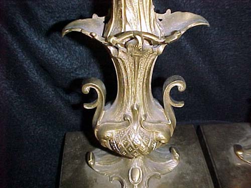 Pr of Brass Candlesticks attrib to Hooper Sold