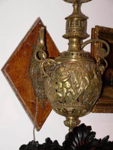 Victorian cherub sconce