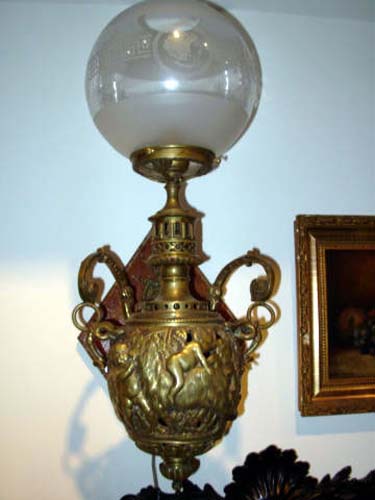 Victorian cherub sconce