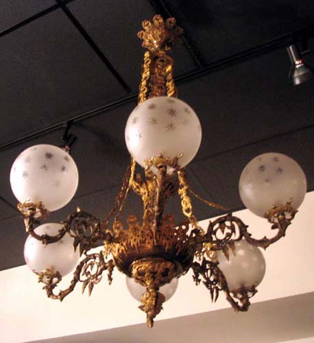 Corneilus & Co Gas Chandelier - 5 arm