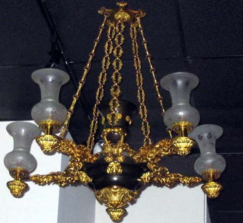 19thC Argand Chandelier- SOLD