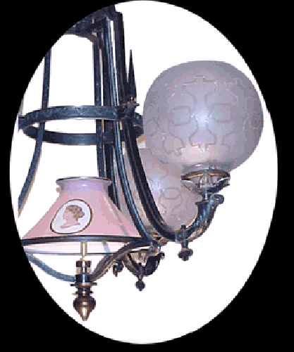 Victorian Neo-Grec Style Gas Chandelier - 220