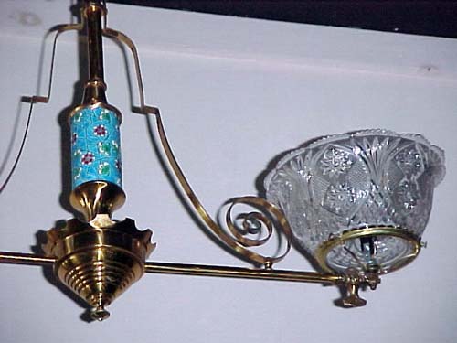 Victorian Longwy 2 Arm Gas Chandelier - 269