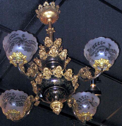 Cornelius & Co Rococco 4 Arm Gas Chandelier