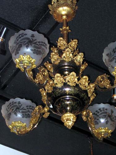 Cornelius & Co Rococco 4 Arm Gas Chandelier