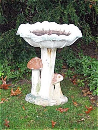 Garden Antiques Concrete Mushroom SOLD
