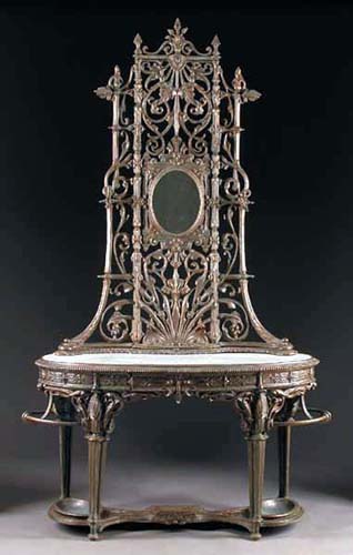 Hall Stand:Cast Iron Coalbrookdale SOLD