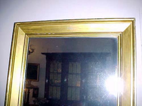 Labeled Gilt Ogee Mirror  SOLD