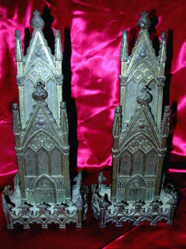 Gothic Revival Card Holders, Pair  SOLD