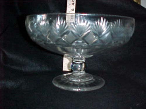 Am Cut Glass Compote, Pittsburgh 1820:
