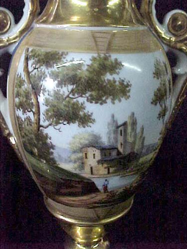 Pr of Old Paris Empire Vases :Sold