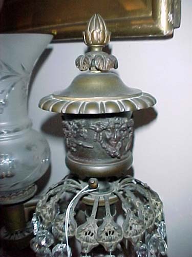 Argand Bronze Lamps sgd Cox NY SOLD