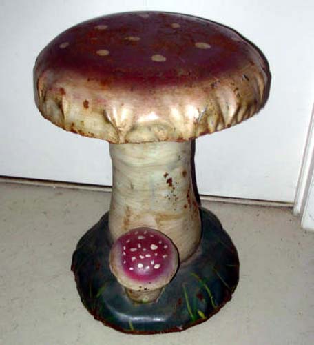 Garden: Fantasy Mushroom Garden Seat: SOLD
