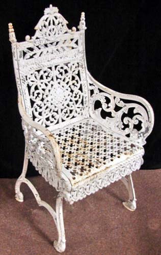 Cast Iron Timmes Garden Chair-SOLD