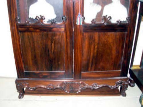 Bookcase:Am. Gothic Revival Rosewood Bookcase