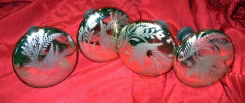 Mercury Glass tiebacks-sold