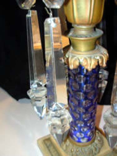 Astral  Lamp w Glass Column SOLD