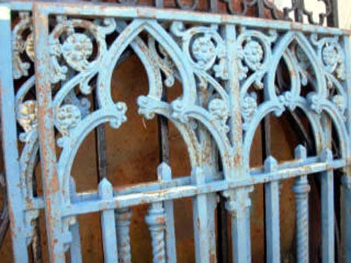 Gothic Revival Cast Iron Panels-Pr SOLD           