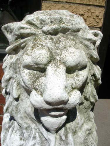 Stone Statues,  Lions SOLD