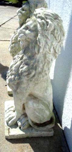 Stone Statues,  Lions SOLD