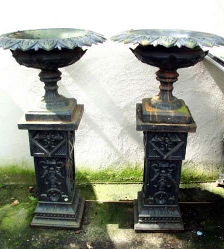 Urns,Fiske Cast Iron  Signed-Pr SOLD