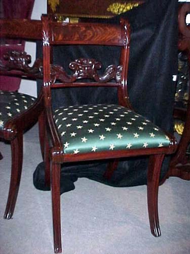 Set of 4 American Classical Cornucopia Chairs