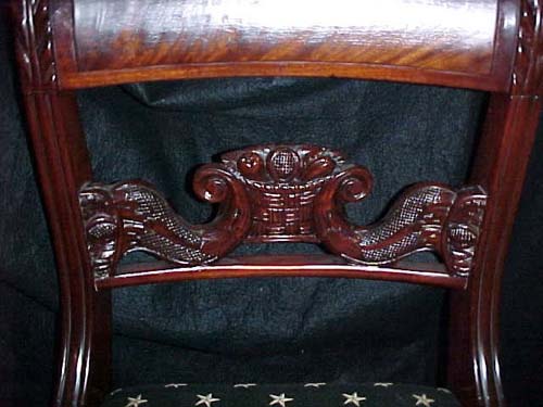 Set of 4 American Classical Cornucopia Chairs