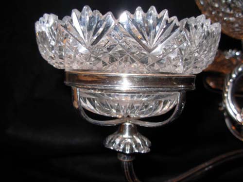 Cut Glass Epergne SOLD