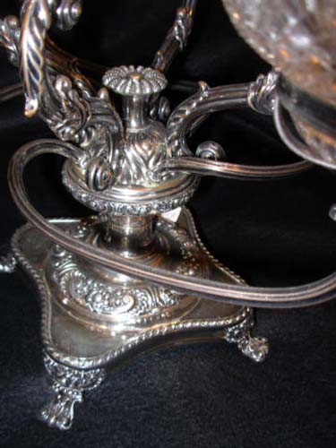 Cut Glass Epergne SOLD