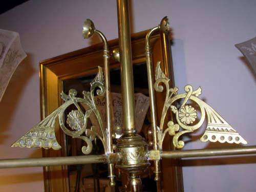 Aesthetic B&H Gas Chandelier  SOLD