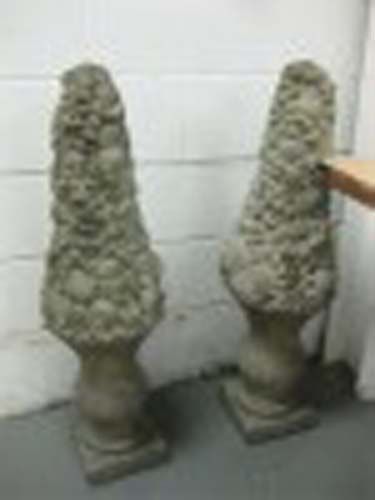 Pr Cast Stone Columns. SOLD