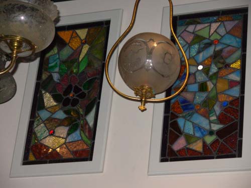  Stained Glass Windows, Pair
