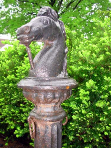 Horse Head Hitching Post SOLD