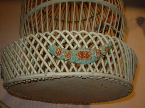 Bird Cage: Antique Wicker 