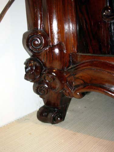 Cabinet, Meeks Sgd Rosewood  Rococo. SOLD