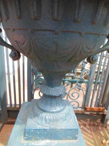 Urn, Cast Iron with Handles SOLD