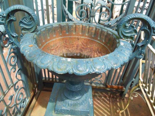 Urn, Cast Iron with Handles SOLD
