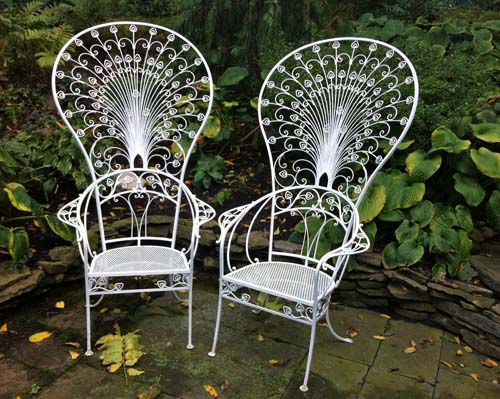 Peacock Chairs, by Salterini  Hold