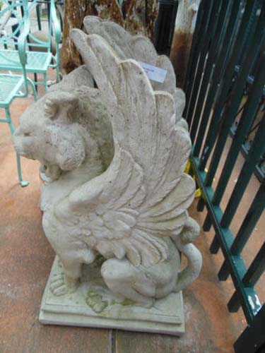 Griffin, Cast Stone. SOLD