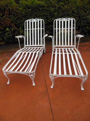 Chaises, Woodard Chantilly Rose SOLD