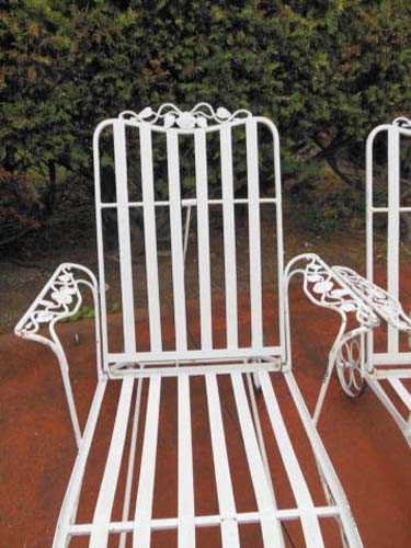 Chaises, Woodard Chantilly Rose SOLD