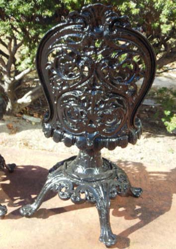 Cast Iron Victorian Swivel Chairs