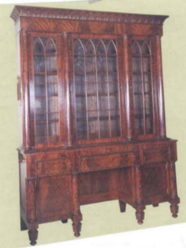 Bookcase Am.Classical& Gothic SOLD