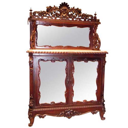 Cabinet:Victorian Rosewood Meeks Cabinet SOLD